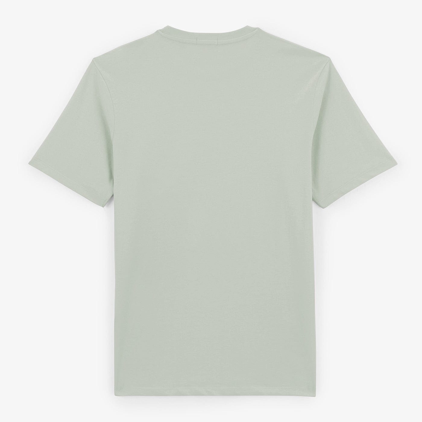 T-shirt Manches Courtes En Coton Col Rond Théo Gris Perle Homme SERGE BLANCO