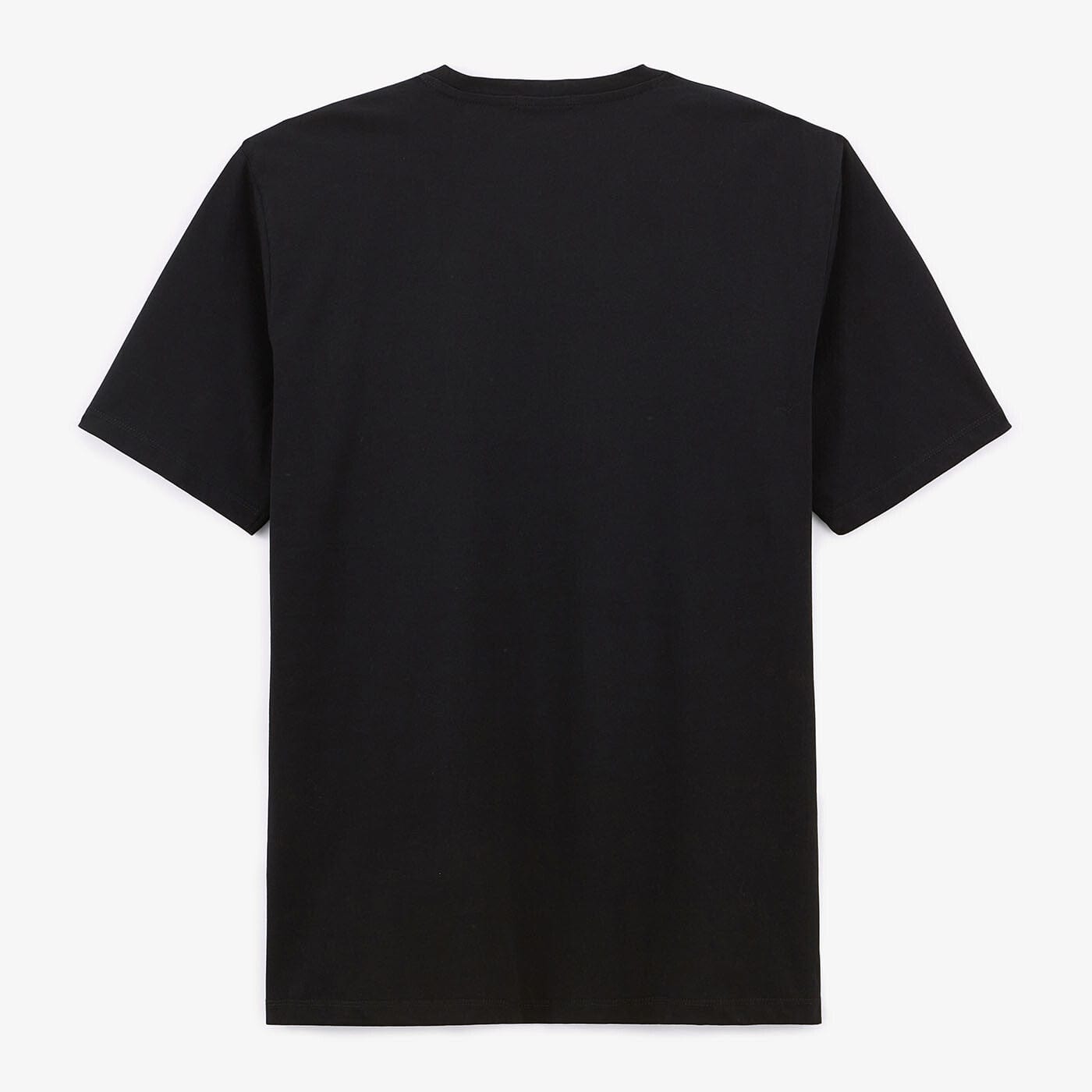 T-shirt Théo Noir Col Rond En Coton Homme SERGE BLANCO