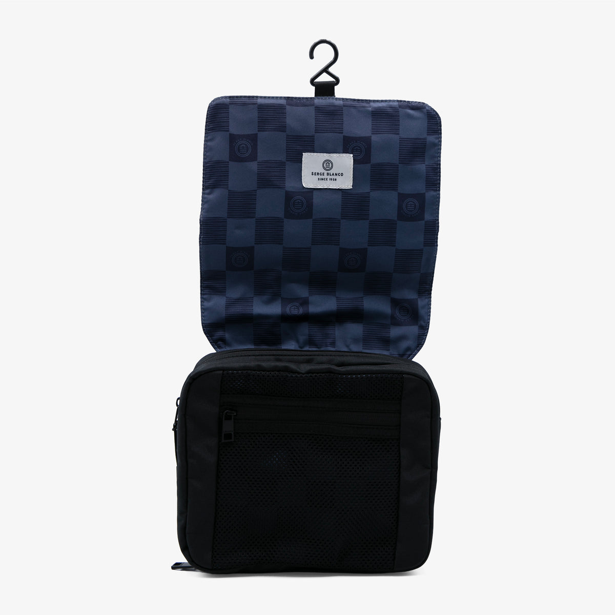 Trousse de toilette à rabas Popbag noire