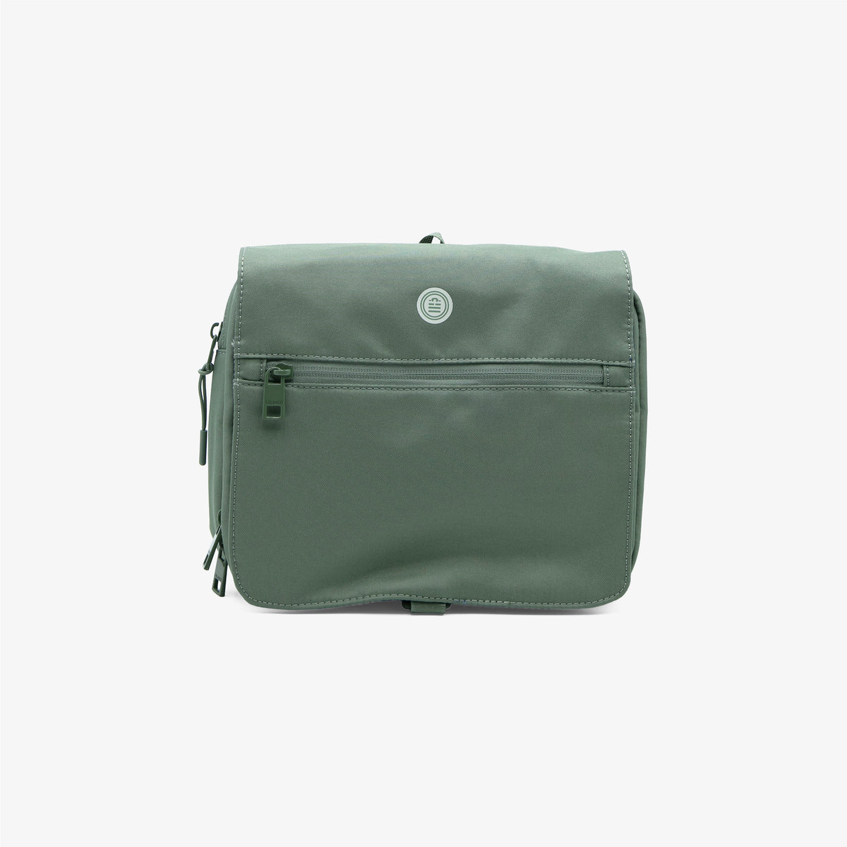 Trousse de toilette à rabas Popbag vert army