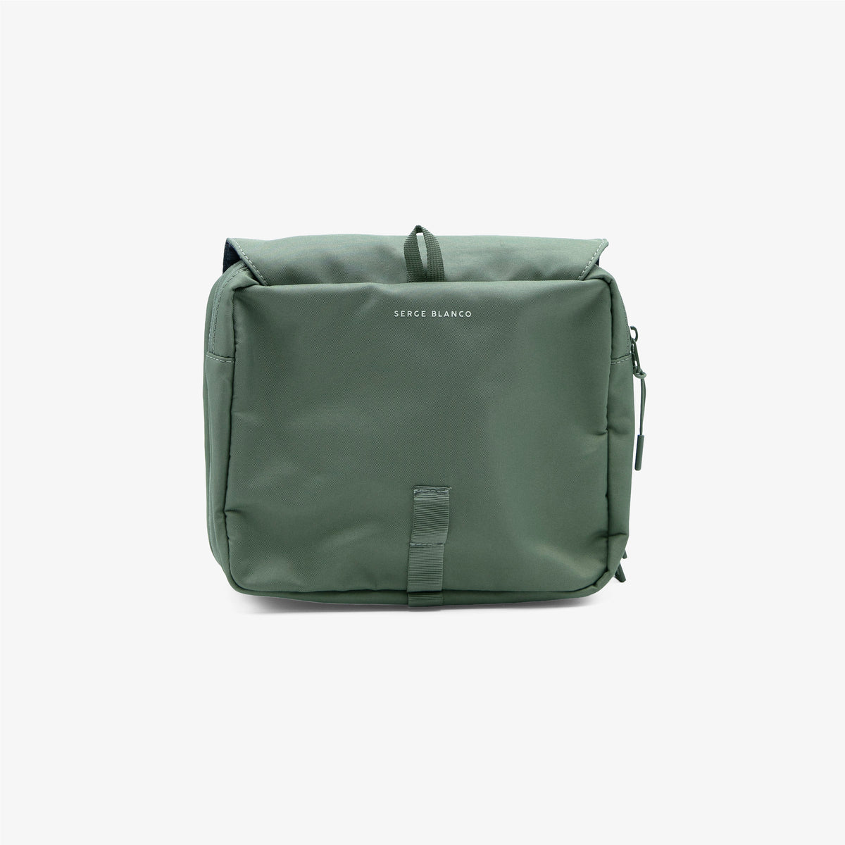 Trousse de toilette à rabas Popbag vert army