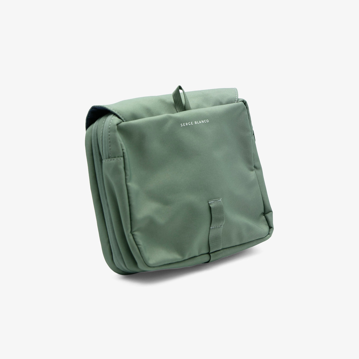 Trousse de toilette à rabas Popbag vert army