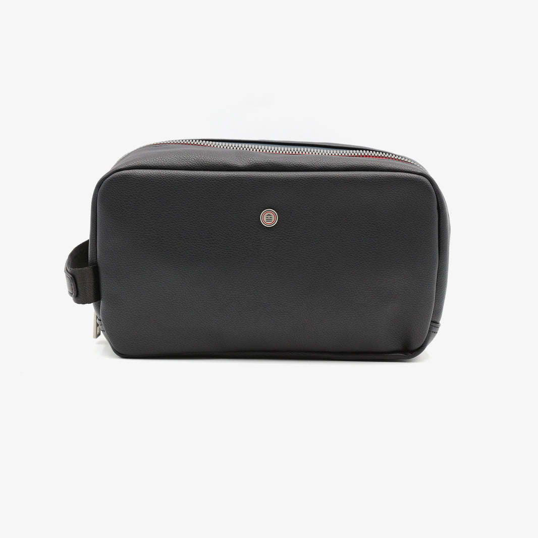 Toilettenbeutel ONTARIO, schwarz, von SERGE BLANCO