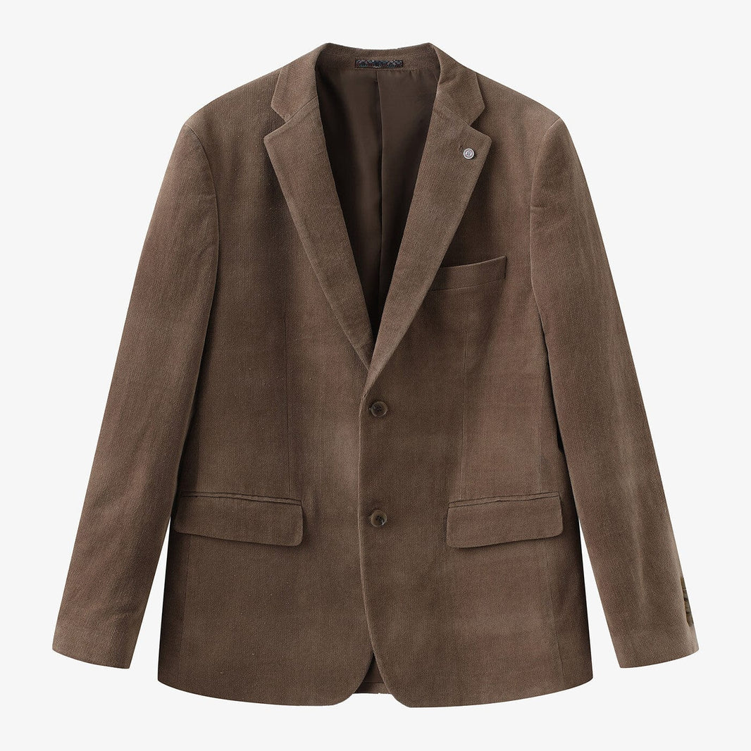 Henri chocolate velvet blazer jacket for men SERGE BLANCO