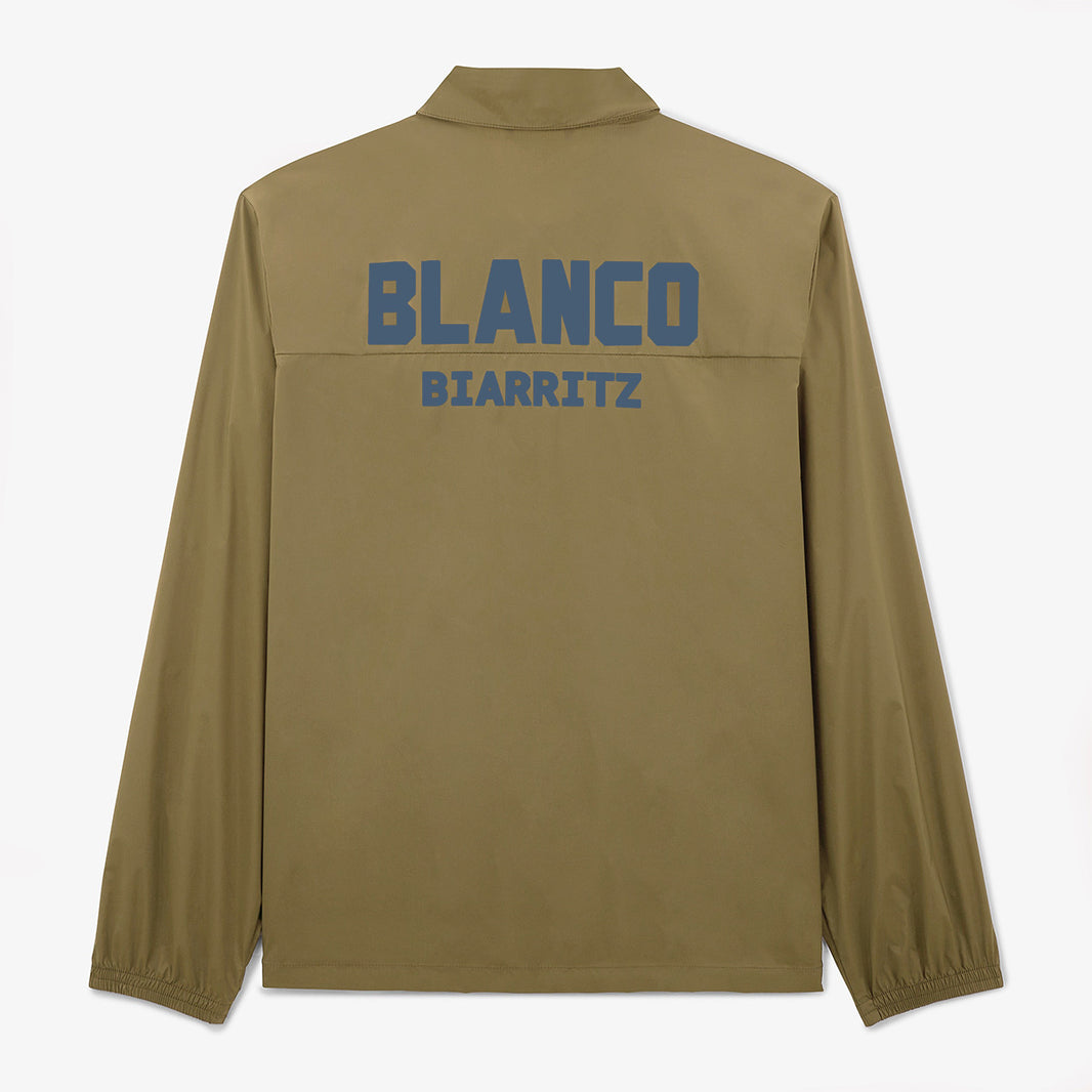 BLANCO BIARRITZ Men's Lightweight Water-Repellent Beige Twill Jacket