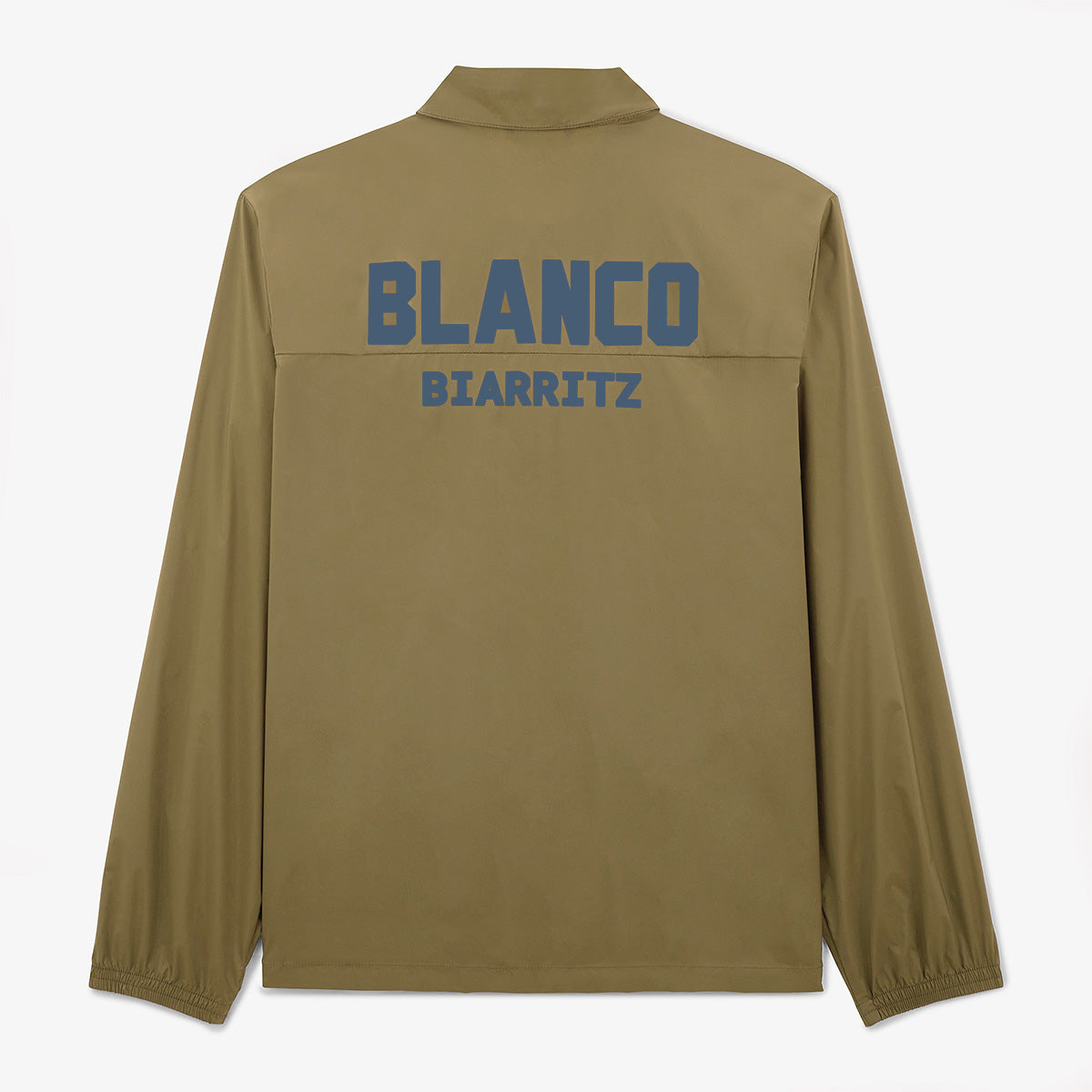 BLANCO BIARRITZ Men's Lightweight Water-Repellent Beige Twill Jacket