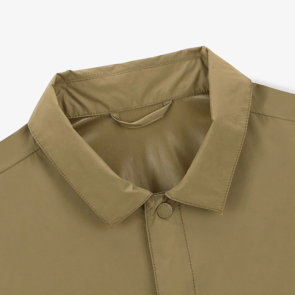 BLANCO BIARRITZ Men's Lightweight Water-Repellent Beige Twill Jacket