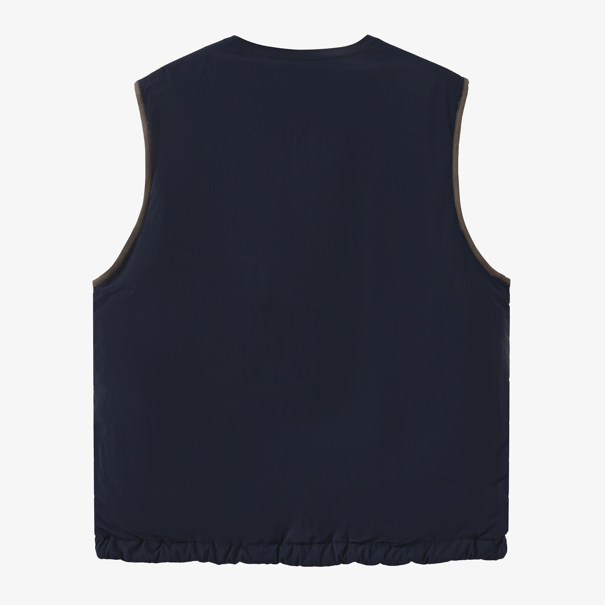 Drake Navy Blue Reversible Sleeveless Jacket for Men by SERGE BLANCO