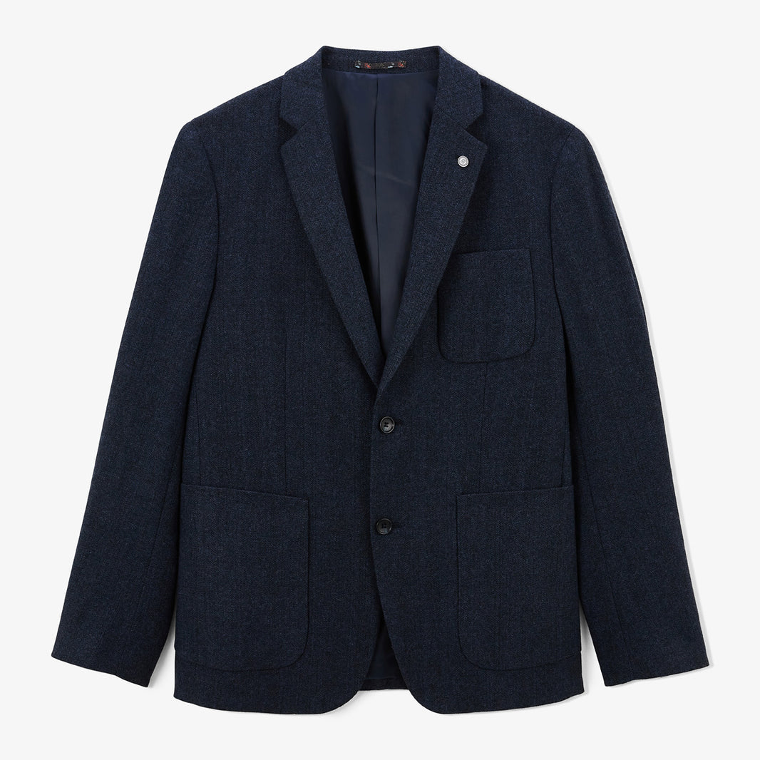 Men's navy blue wool Simonni jacket SERGE BLANCO