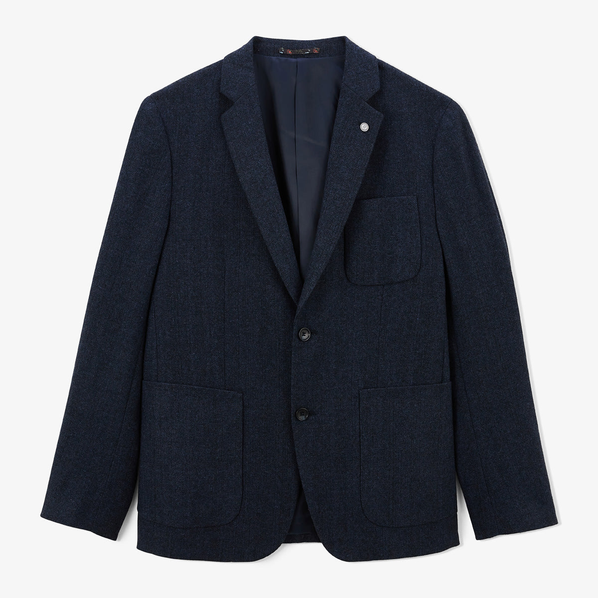 Veste Simonni en laine bleu marine Homme SERGE BLANCO