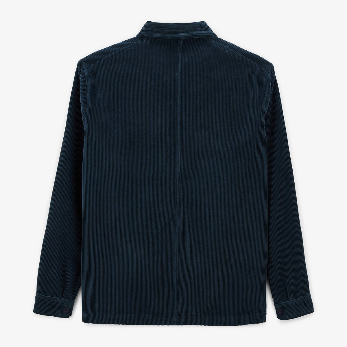 Veste Worker en velours bleu dark navy Wilfried Homme SERGE BLANCO