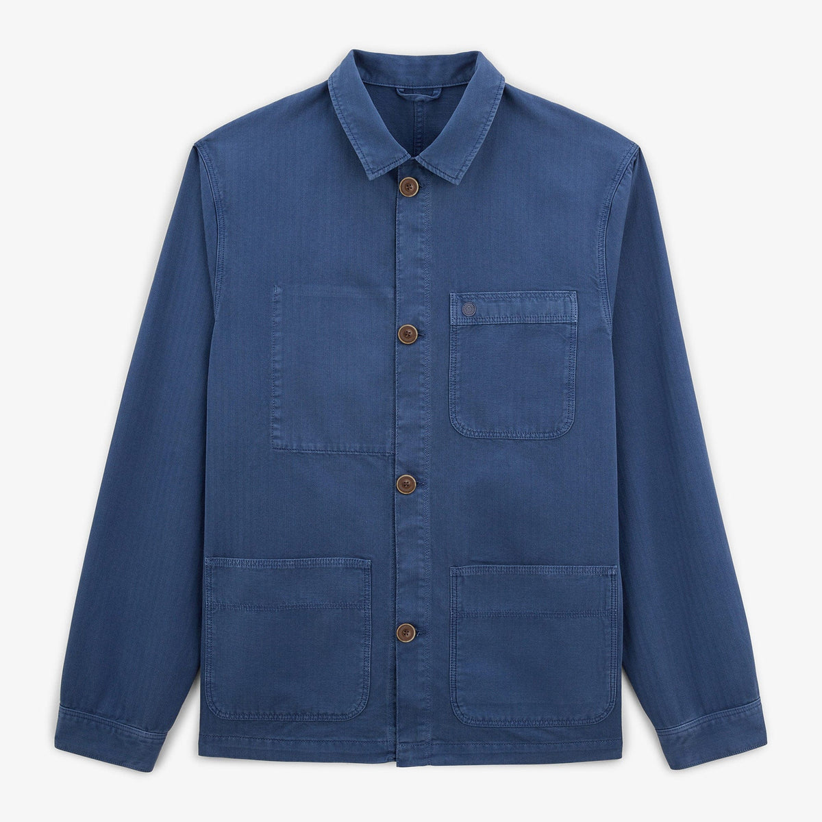 Veste Worker Wendel A Chevrons Bleu Nation Homme SERGE BLANCO