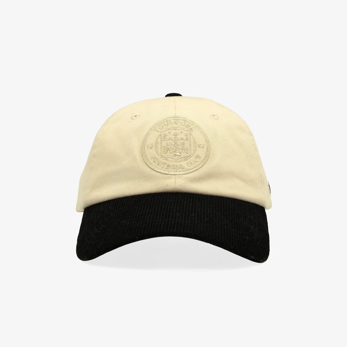 Casquette "FORZA TOLOSA" numérotée 100% coton blanc cassé Toulouse Football Club