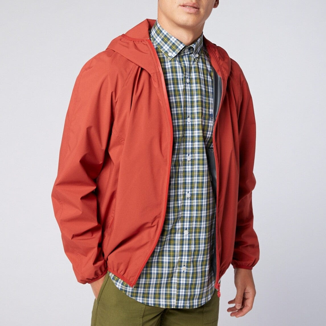 Wasserdichte Windjacke aus Funktionsmaterial