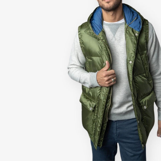 Gaston Steppjacke mit Kapuze im Militärstil