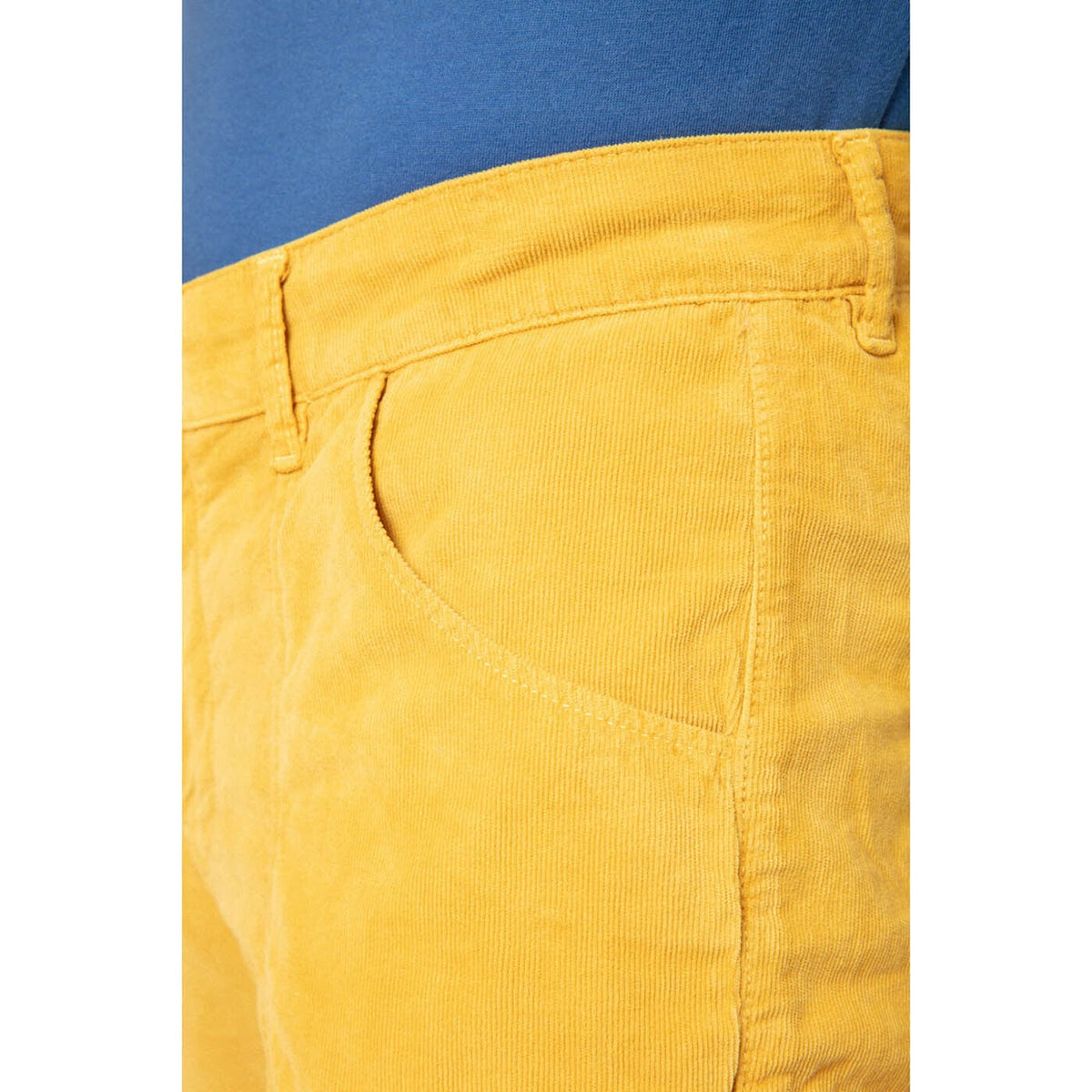 Bermudashorts aus Strohvelours