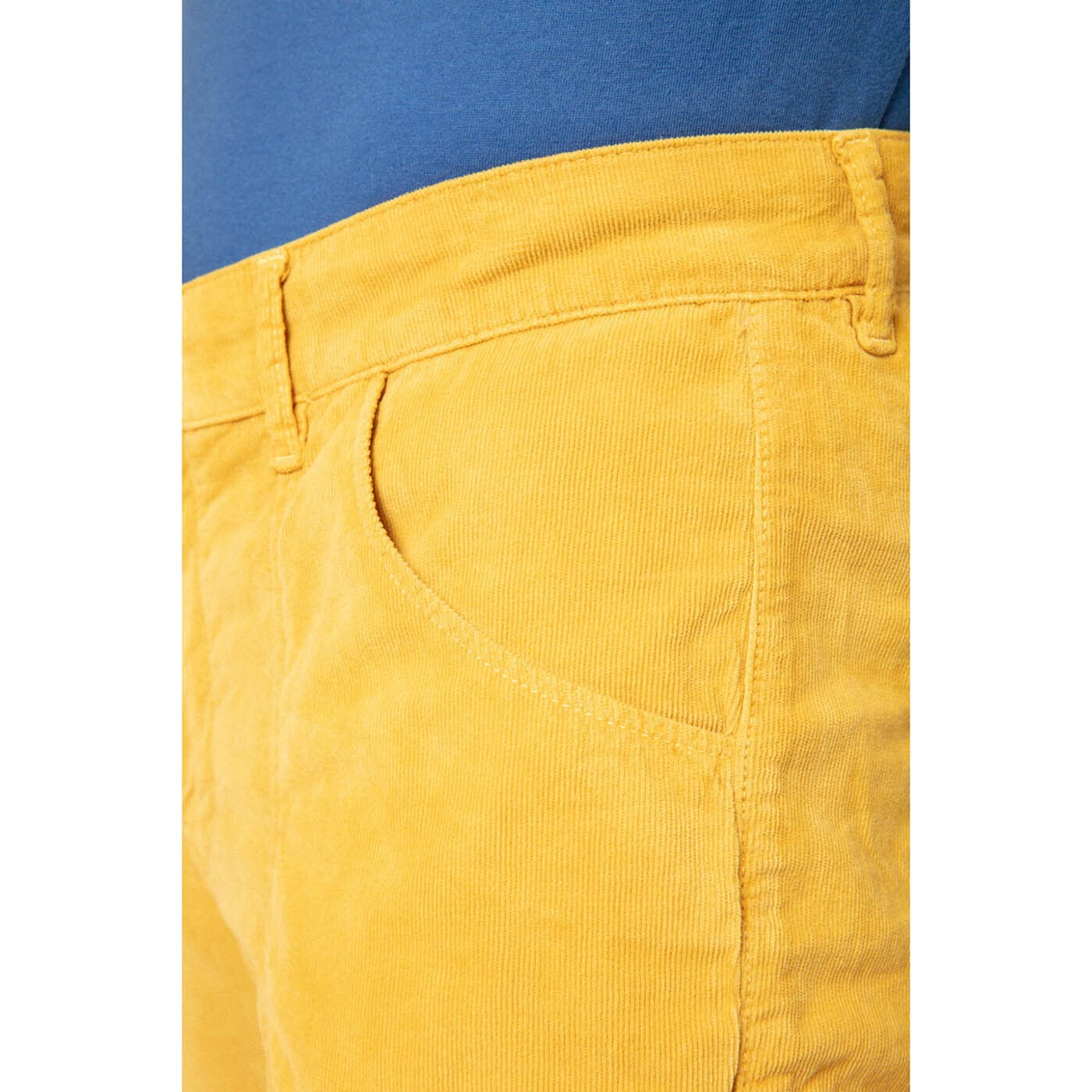 Bermudashorts aus Strohvelours