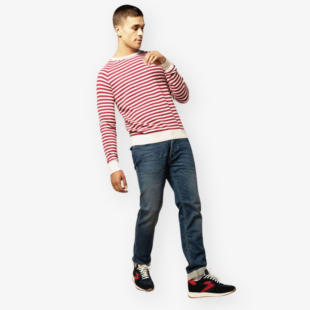 Denim 5-Pocket-Jogginghose Slim Fit