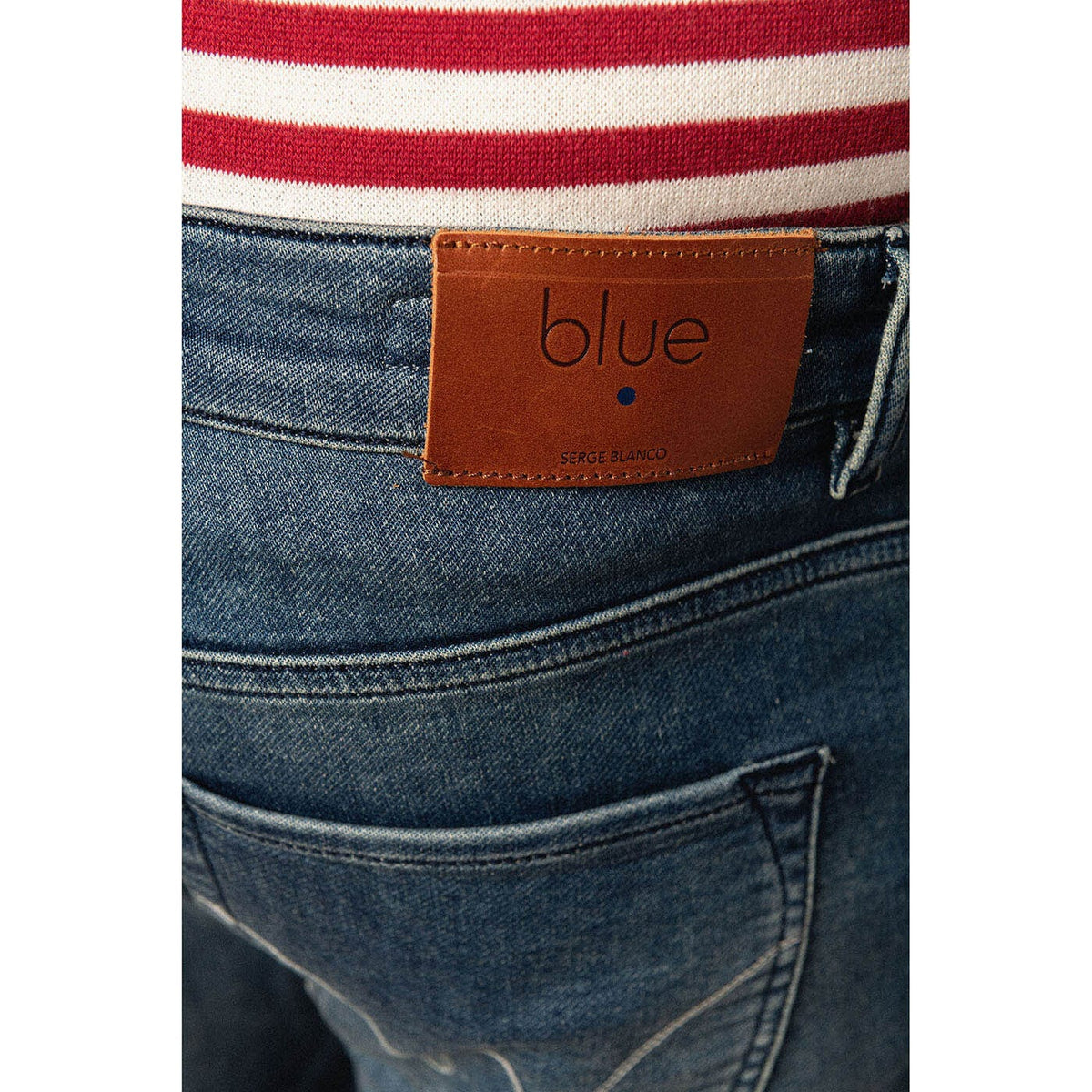 Denim 5-Pocket-Jogginghose Slim Fit