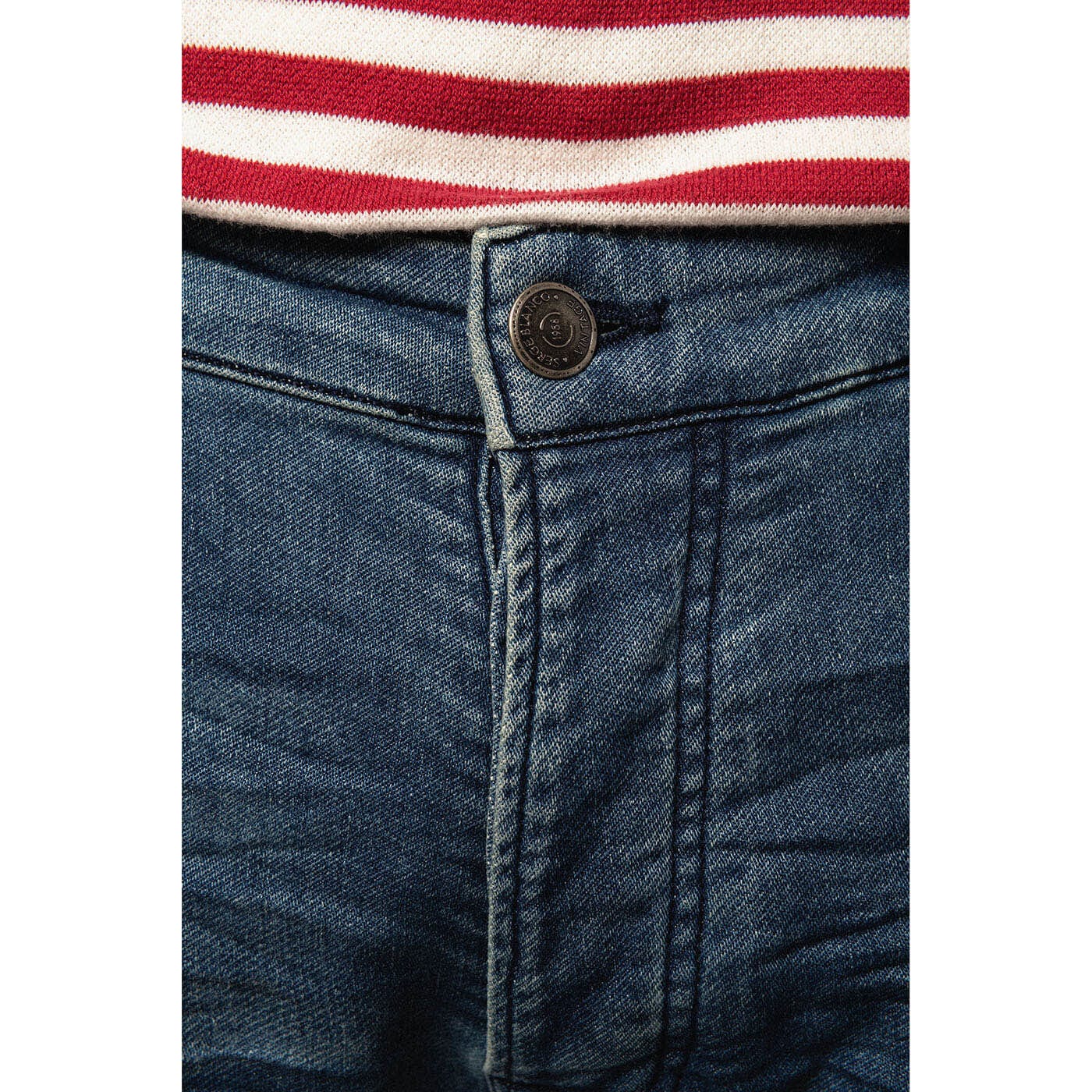 Denim 5-Pocket-Jogginghose Slim Fit