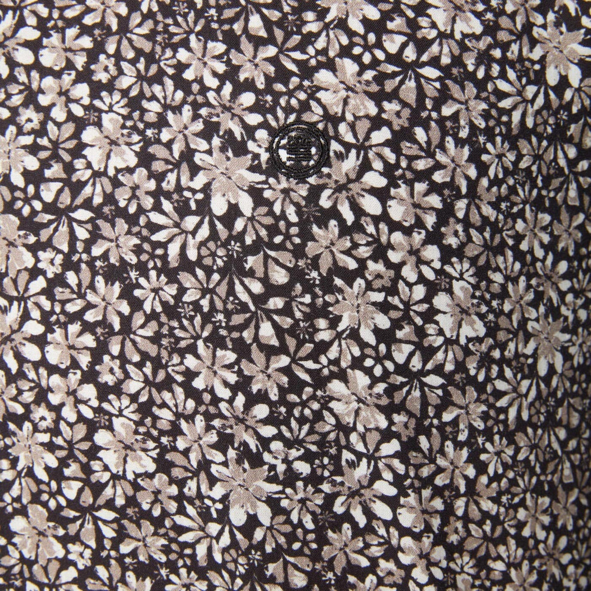 Herrenhemd mit Blumenprint, taillierter Schnitt