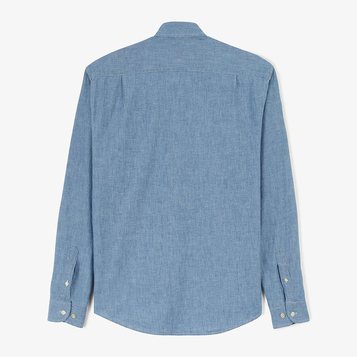 Langärmliges Chambray-Hemd