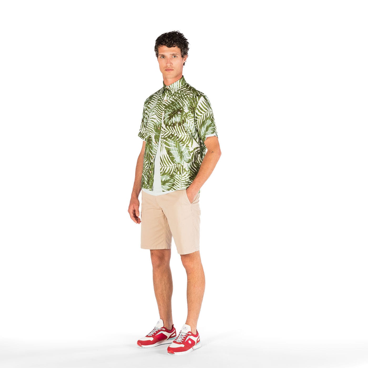 Bermudashorts Comfort Fit Mastic