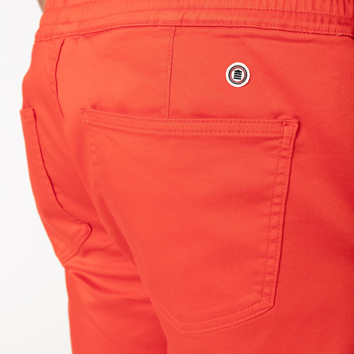 Bermudashorts mit elastischem Bund in Orange PLAY