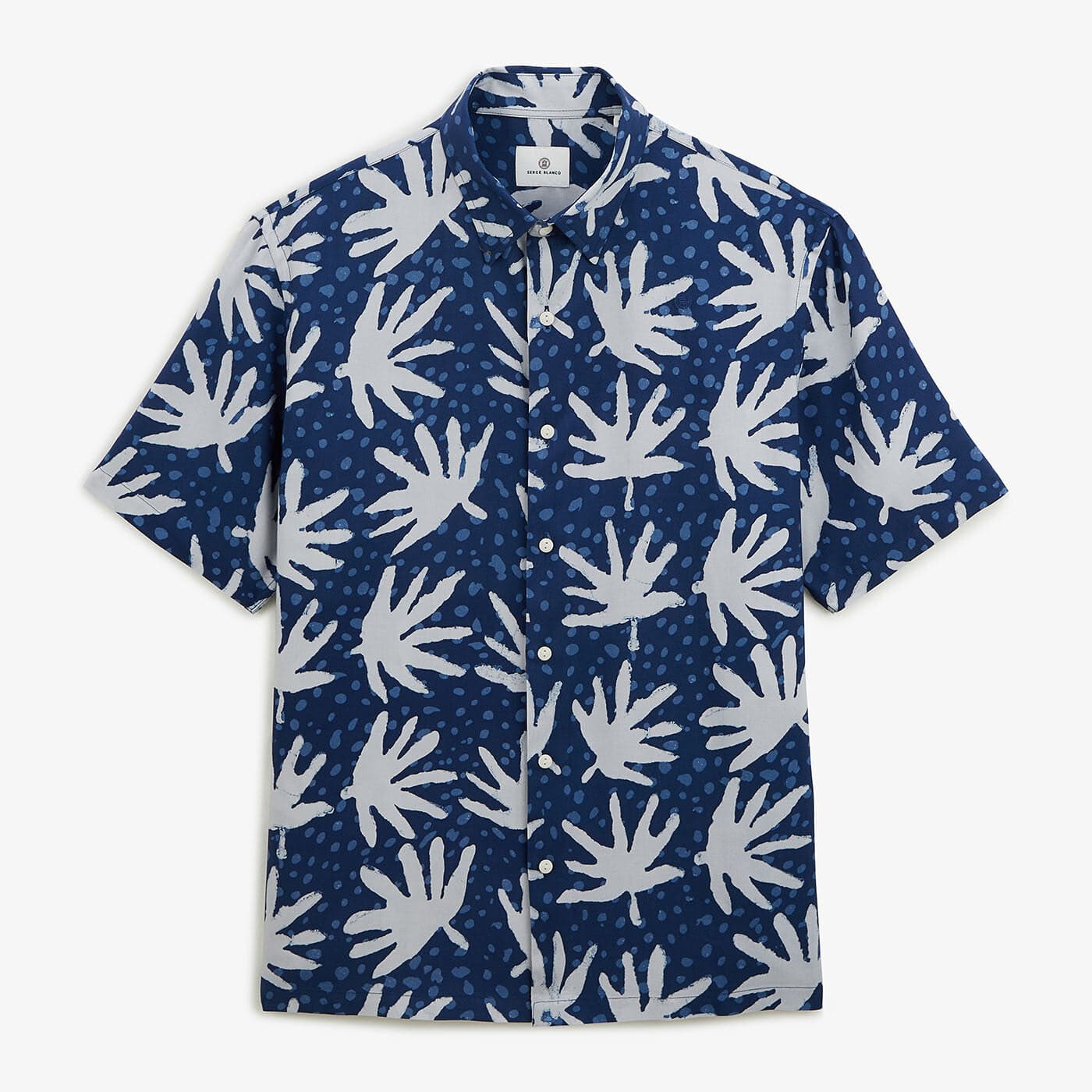 Kurzarmhemd San Indigo mit Fantasieprint