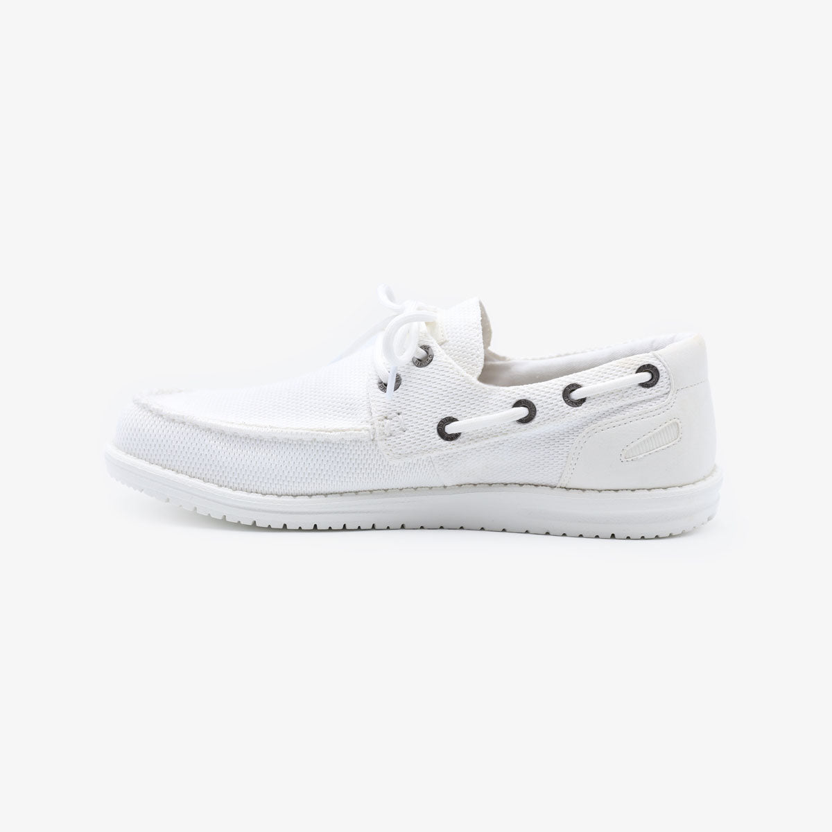 Socoa Bootsschuhe in Off-White aus Stretch-Mesh