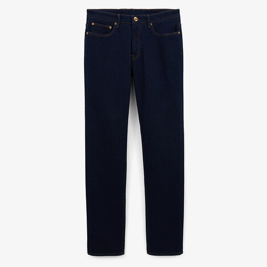 Jean 325 Slim Powertwist aus roher blauer Baumwolle HERREN SERGE BLANCO