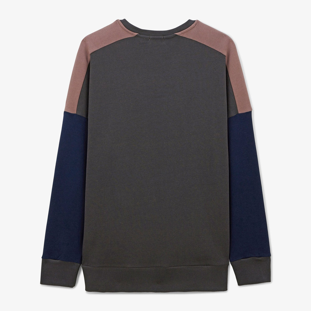 Sweatshirt aus Molton mit Rundhalsausschnitt WE LOVE SERGE anthrazitgrau aus Baumwolle für Herren SERGE BLANCO