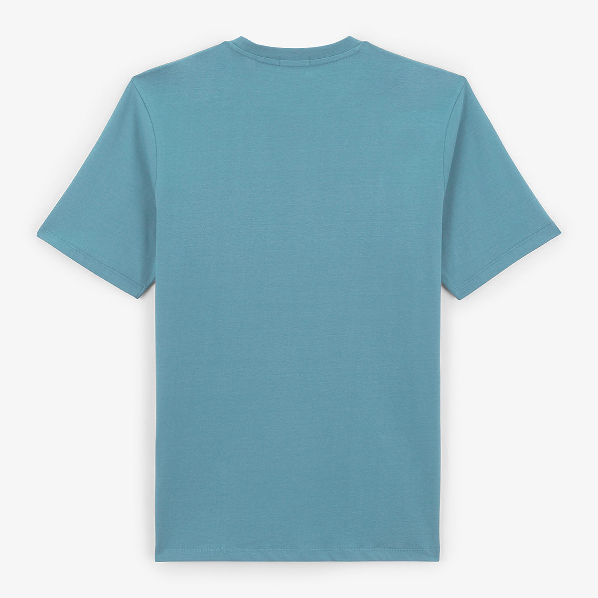 Kurzarm-T-Shirt aus Baumwolle mit Eisblau-Print für Herren SERGE BLANCO