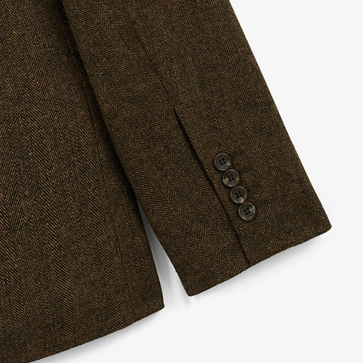 Herrenjacke Simonni aus brauner Wolle SERGE BLANCO