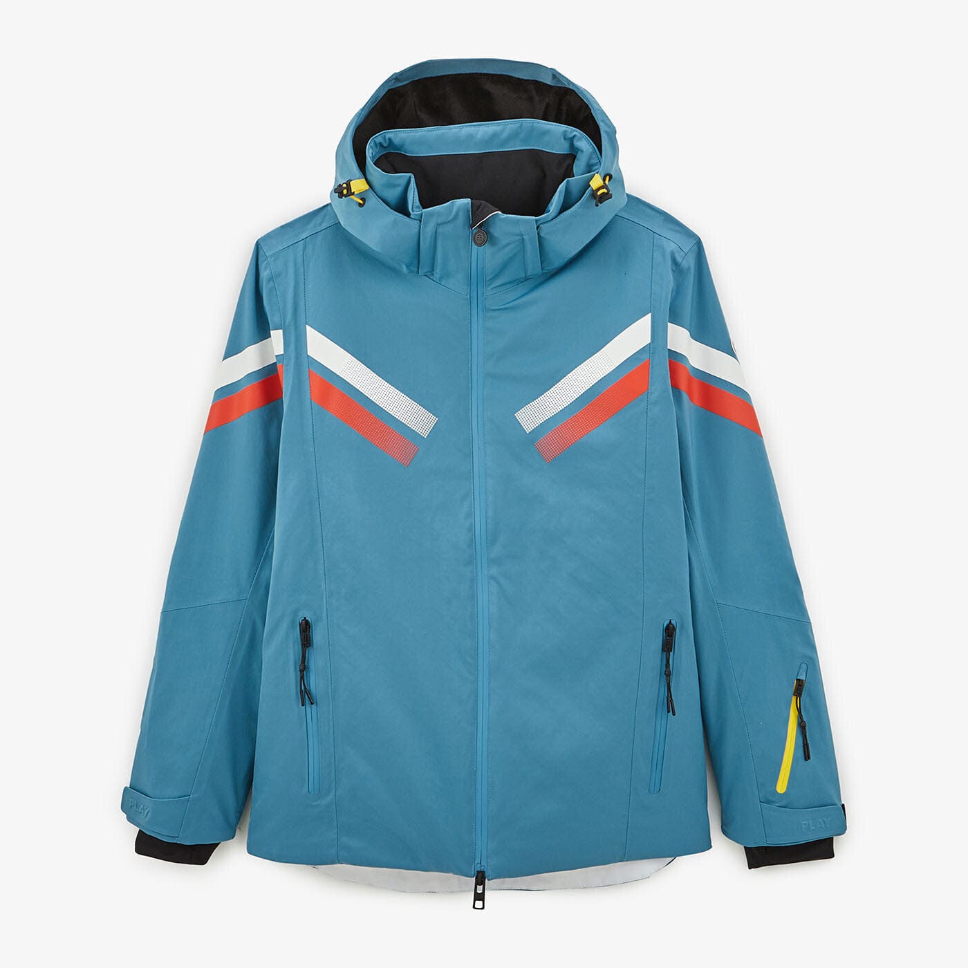 Ski-Jacke Courmayeur blau Flechte Herren Serge Blanco