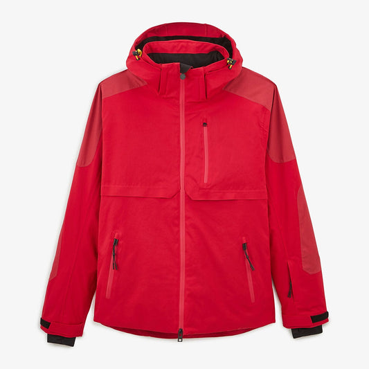 Ski-Jacke Zermatt rot tulpe Herren Serge Blanco