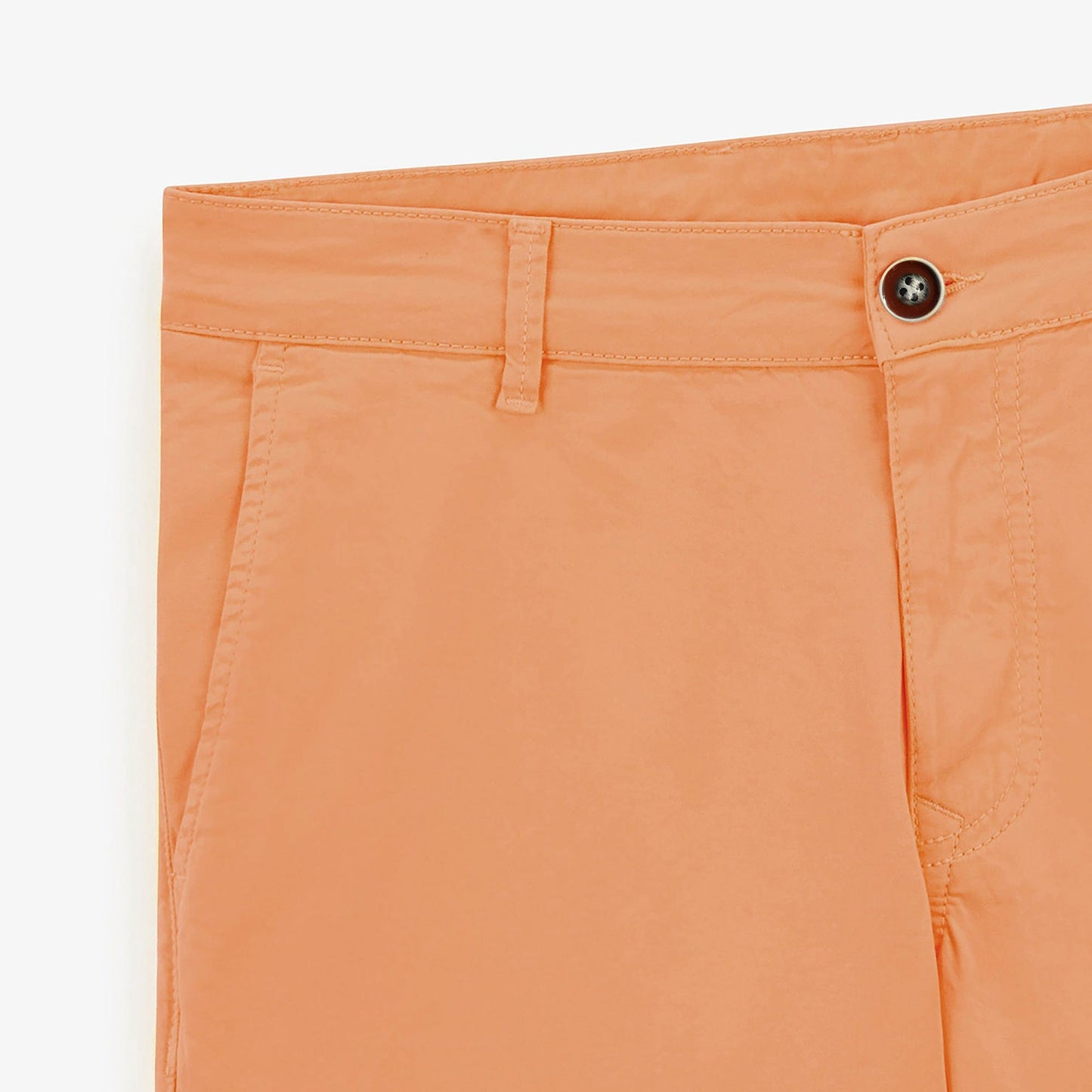 Bermudashorts 200 Koralle Stretch-Baumwolle Herren SERGE BLANCO