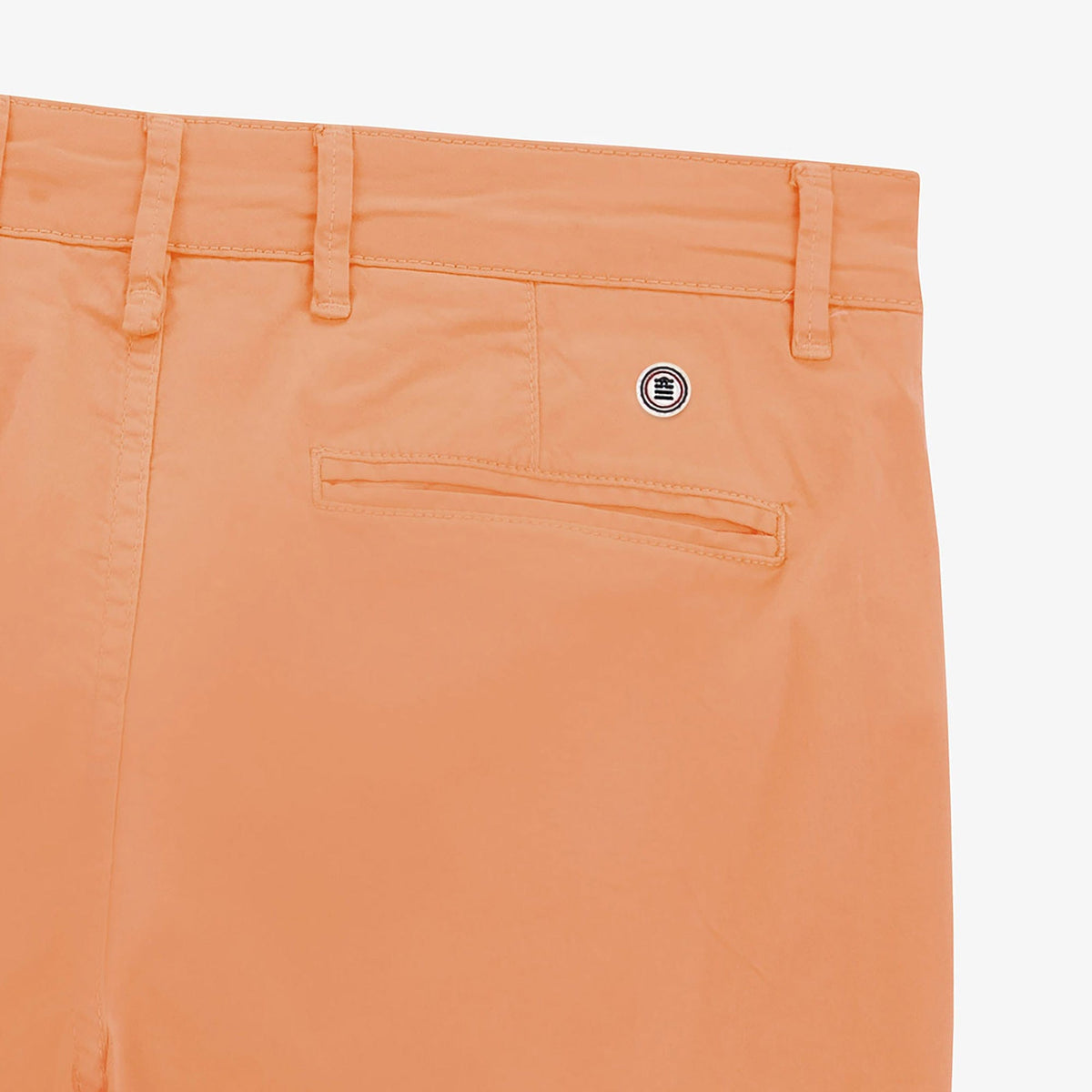 Bermudashorts 200 Koralle Stretch-Baumwolle Herren SERGE BLANCO