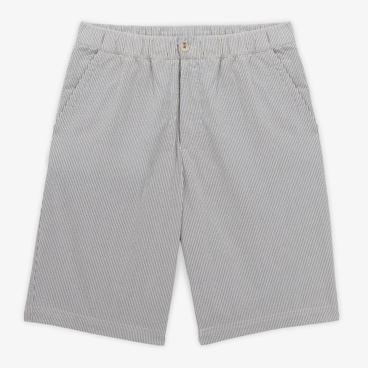 Bermudashorts 200 Ecru Baumwolle Bequeme Passform Herren SERGE BLANCO