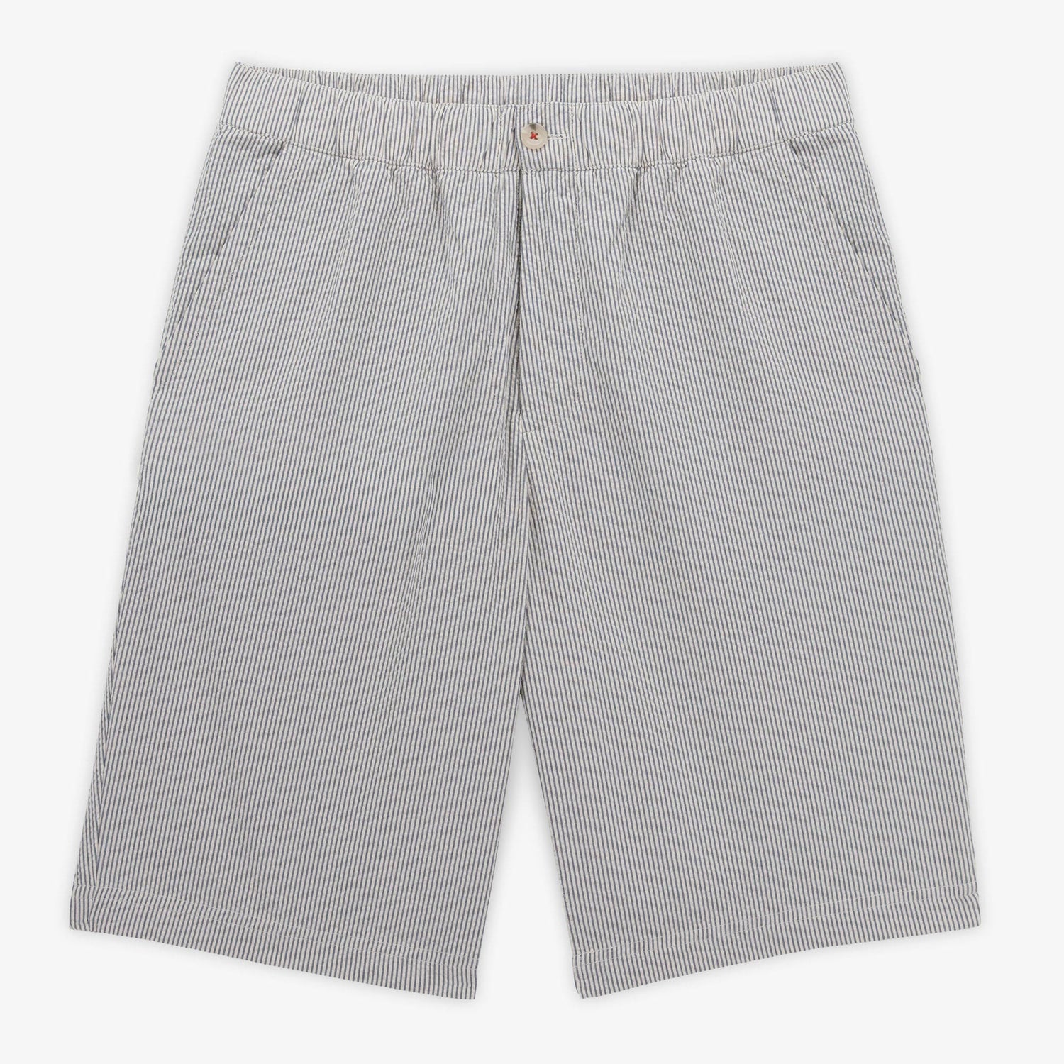 Bermudashorts 200 Ecru Baumwolle Bequeme Passform Herren SERGE BLANCO
