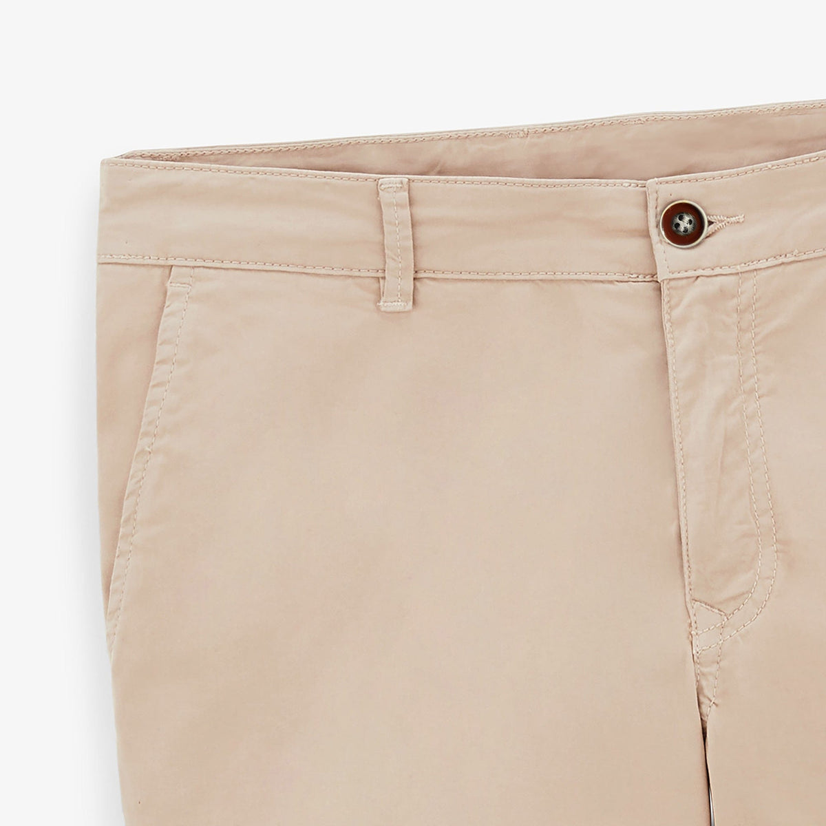 Bermudashorts 200 Mastic Beige Baumwollstretch Herren SERGE BLANCO
