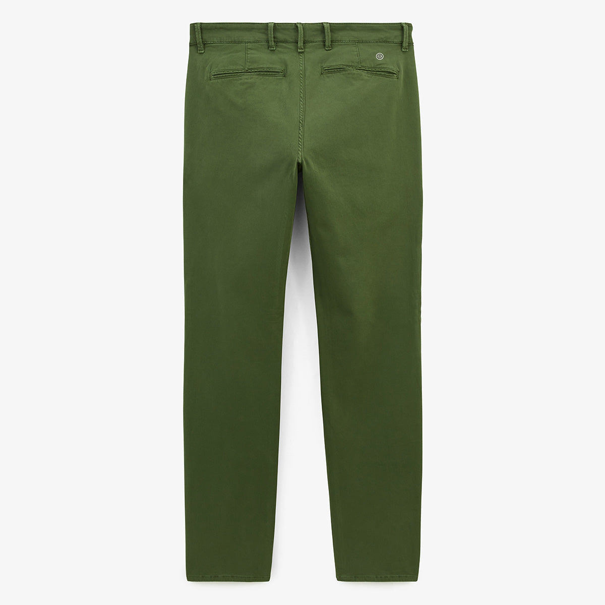 Chino 702 aus Baumwolle, bequeme Passform, olivgrün, HERREN SERGE BLANCO