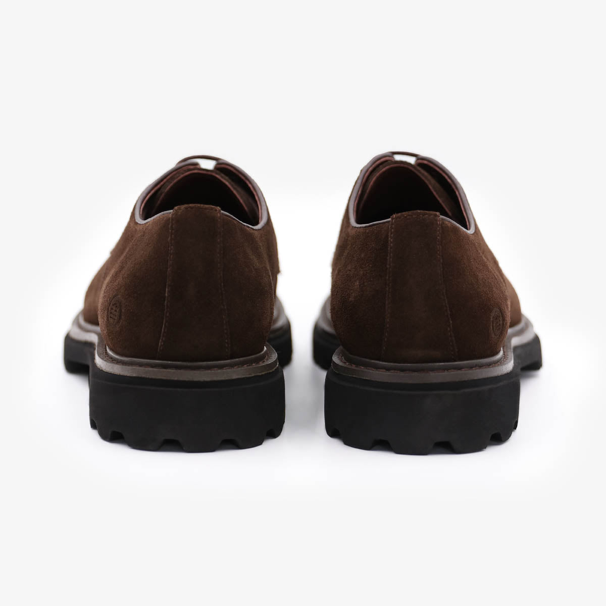 Dunkelbraune Derby-Schuhe Denver Herren SERGE BLANCO