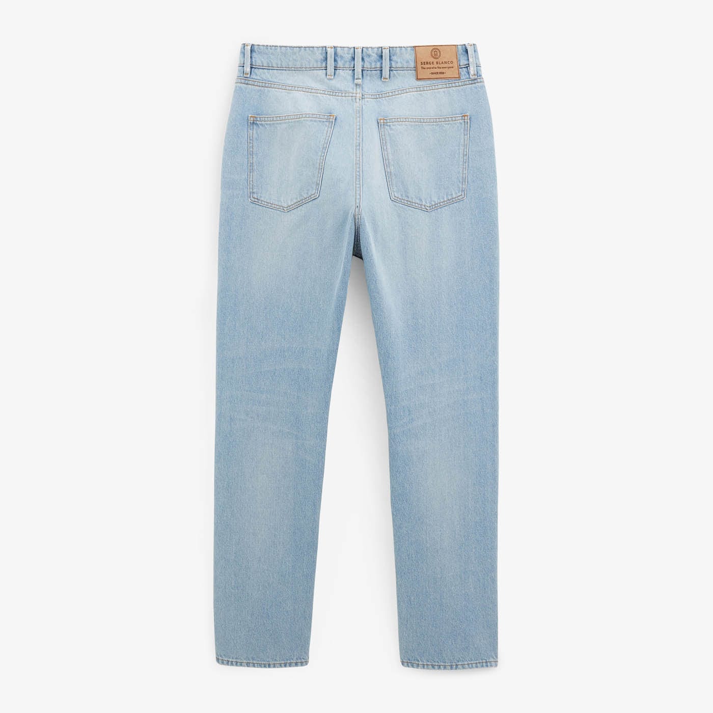 Jean 331 Tapered Fixe Blau Bleach Herren SERGE BLANCO