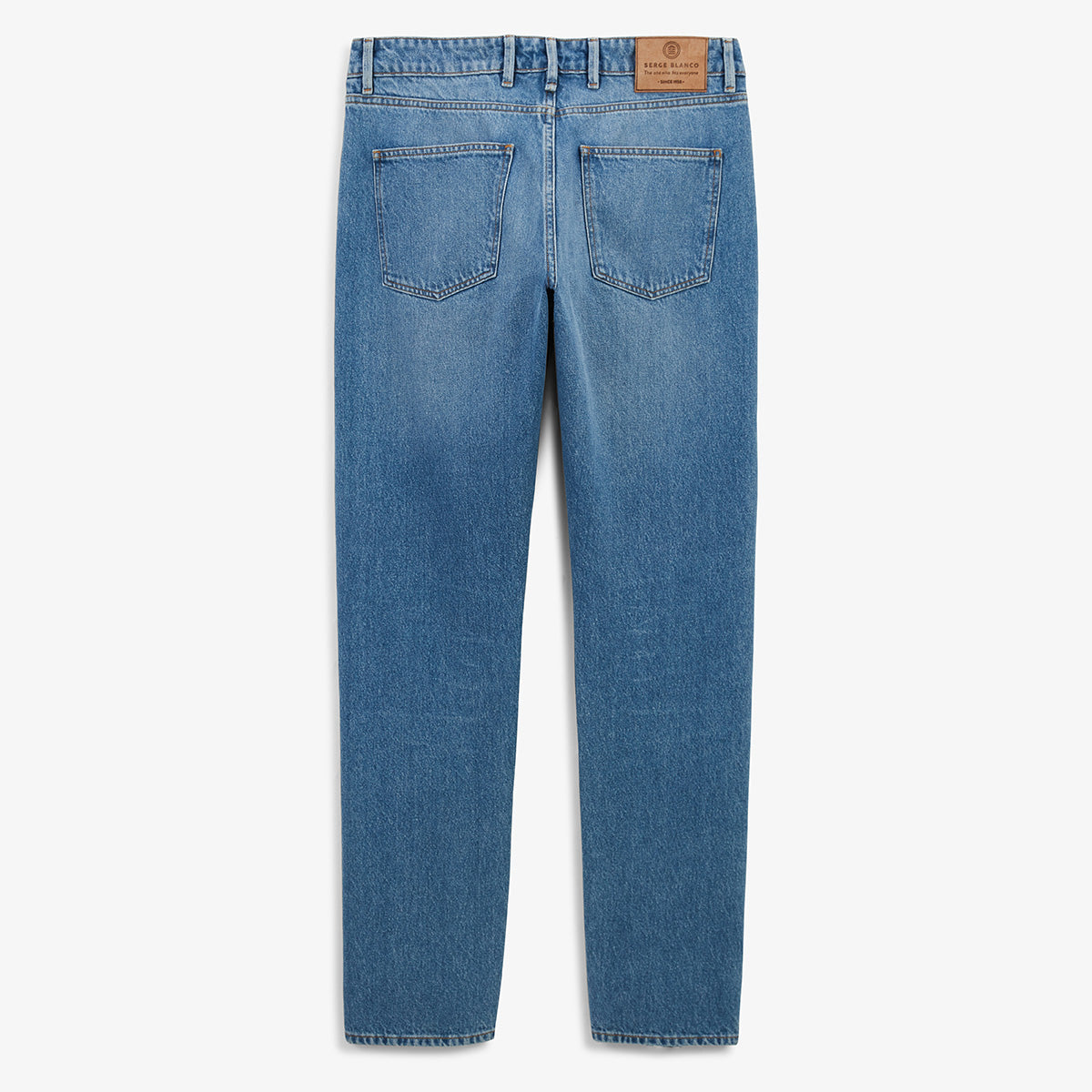 Jean 331 Tapered Fixed aus blauer Baumwolle  HERREN SERGE BLANCO