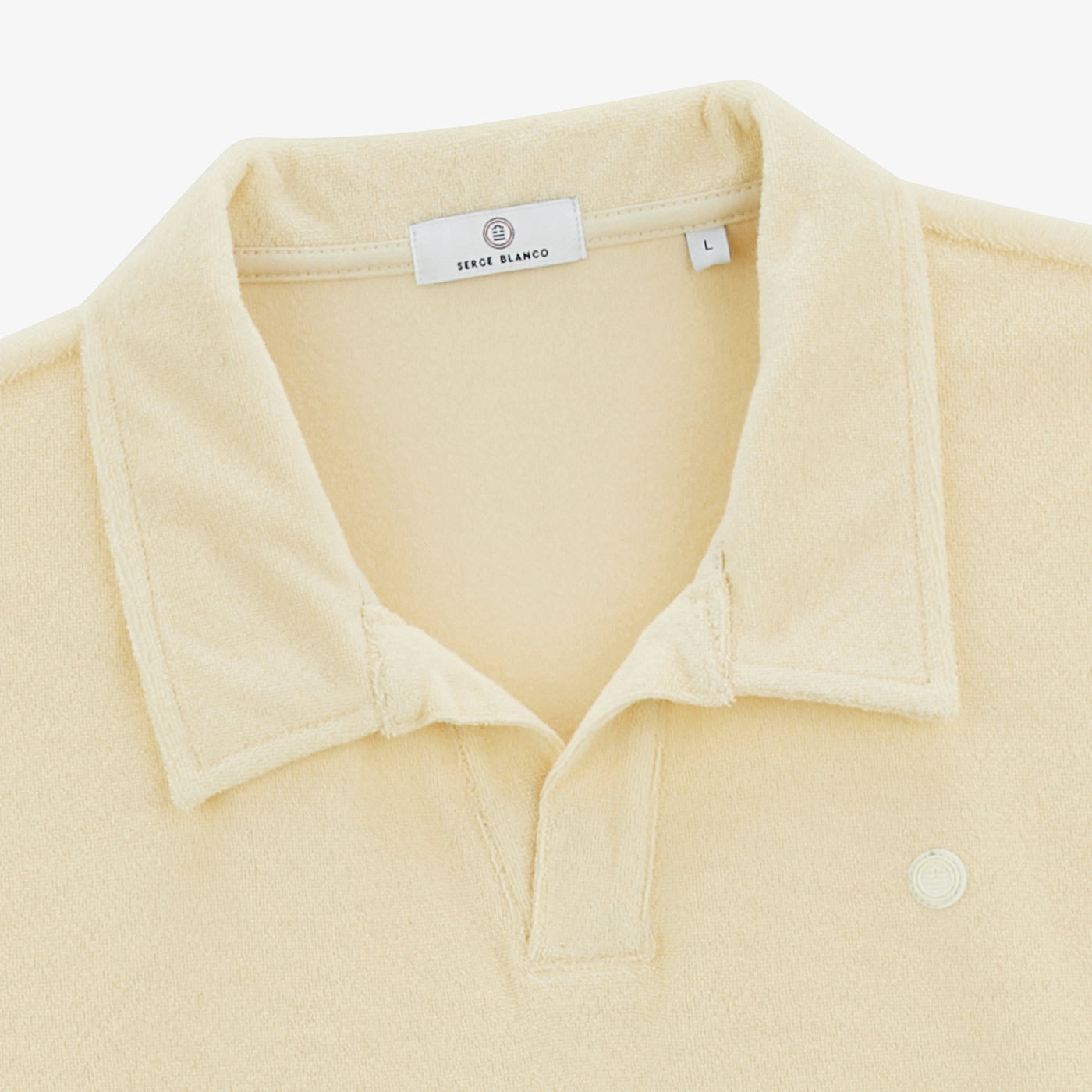 Kurzarm-Polohemd Lane aus Baumwollfrottee für Herren SERGE BLANCO