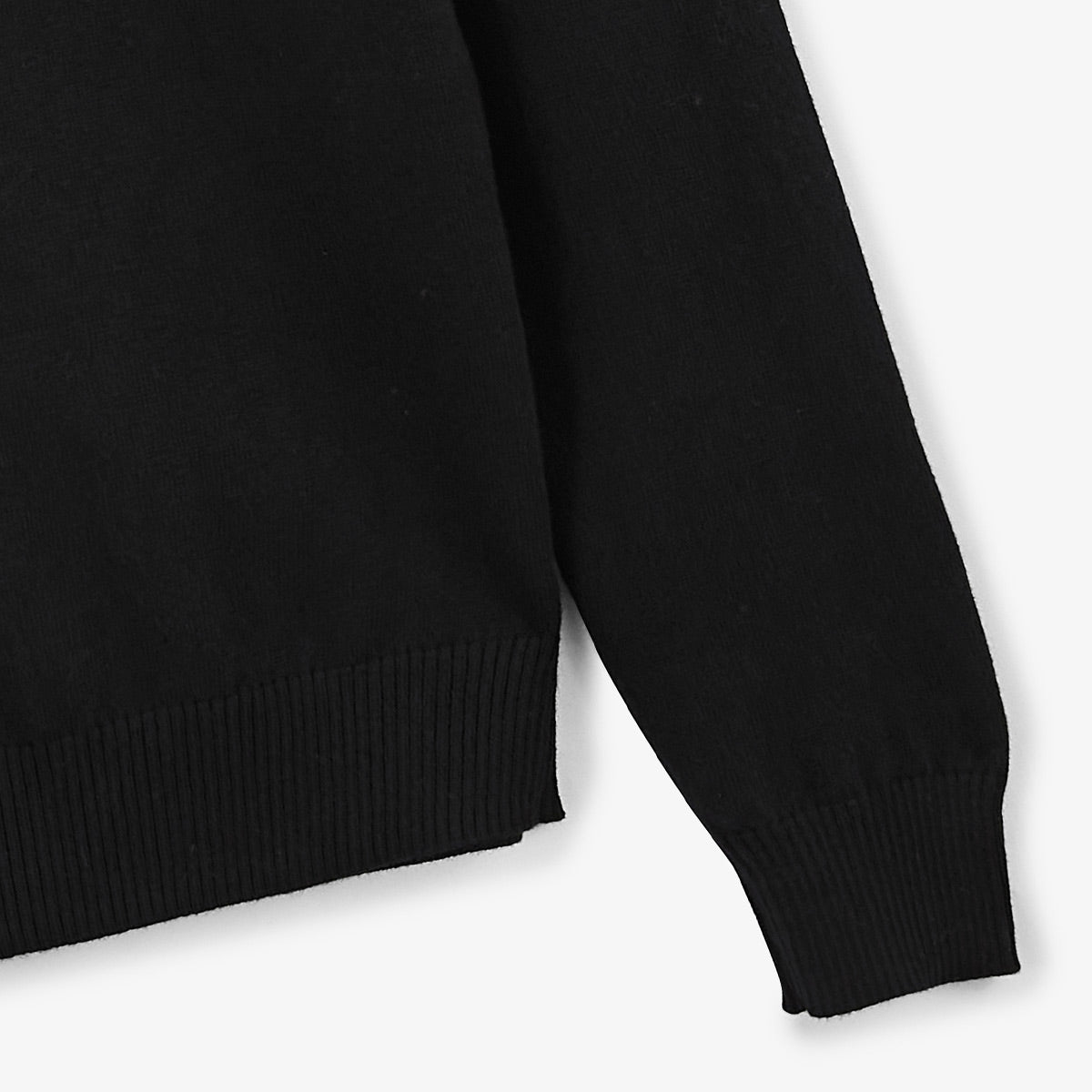 Pullover aus Baumwolle und Wolle, schwarz, Maximus, Herren, SERGE BLANCO