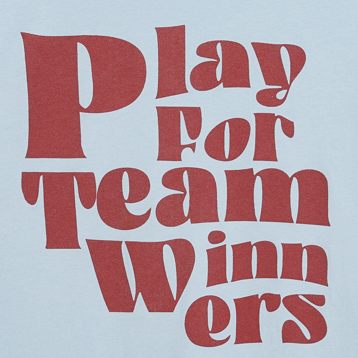 T-Shirt mit Rundhalsausschnitt aus himmelblauem Baumwolljersey mit Aufdruck auf der Rückseite für Herren SERGE BLANCO