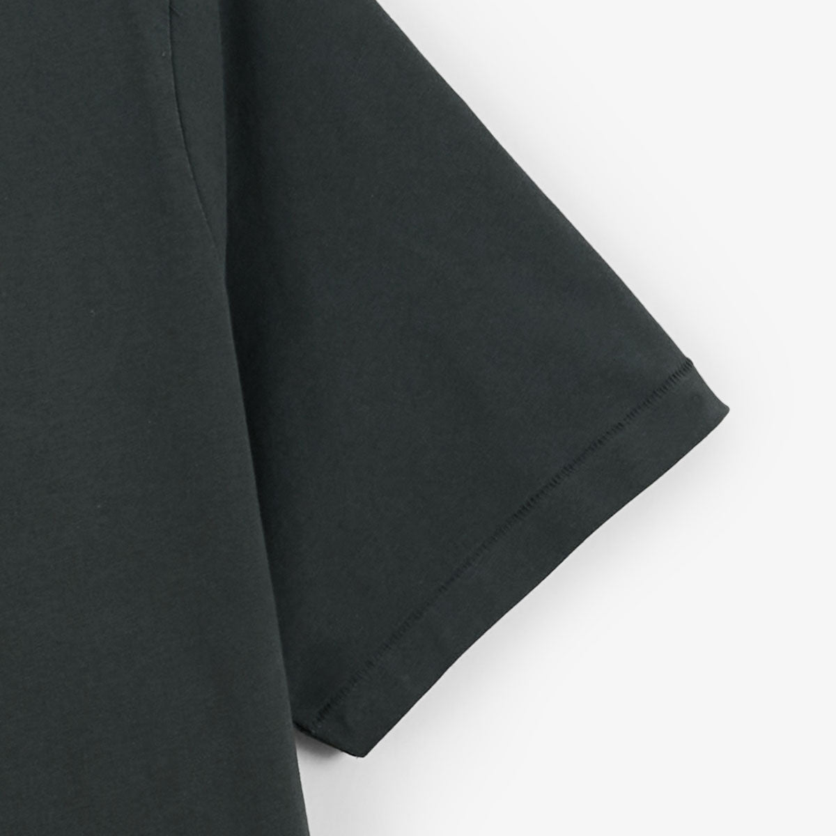 T-Shirt mit Rundhalsausschnitt aus grauer Baumwolljersey mit Aufdruck auf der Rückseite für Herren SERGE BLANCO