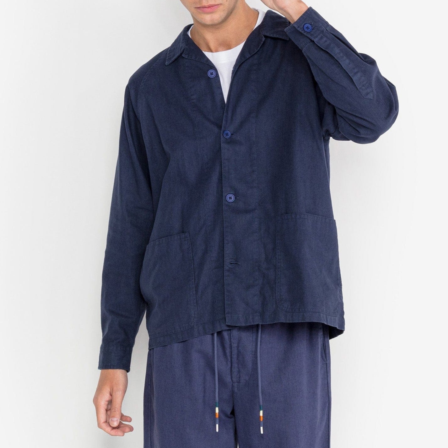 Jacke Worker Wakura Nachtblau Herren SERGE BLANCO